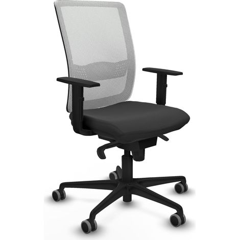 Sedia da ufficio piqueras y crespo Haches bianco grigio scuro (1/2)