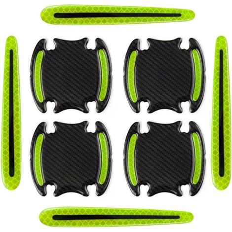 8 Pièces Film Autocollant Poignée Portière Voiture Autocollants de Protection pour Porte de Voiture Protection de Bord de Portière Protecteurs de Peinture Universel pour Divers Véhicules (1/5)