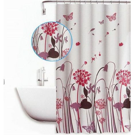 Impermeable 240x200 Cm Anelles Bagno Fiori Farfalle 59516 (1/2)