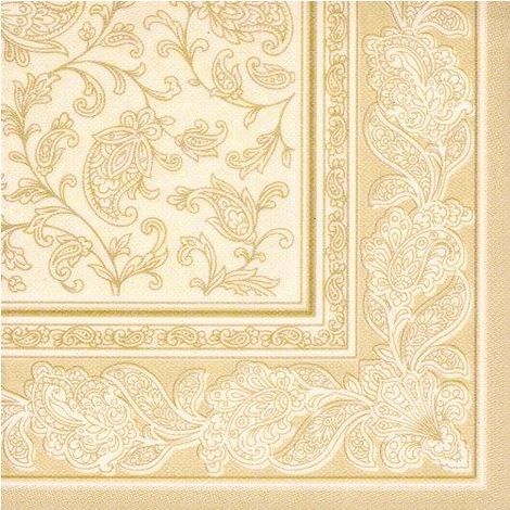 Papstar Royal Servietten aus Papier champagne 400x400 mm