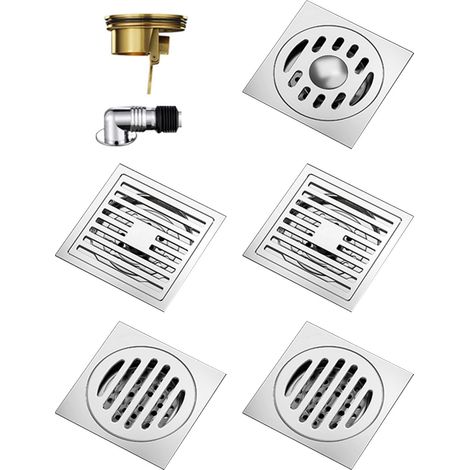 Ensemble de salle bain portable et robuste avec bonde en acier (1/5)