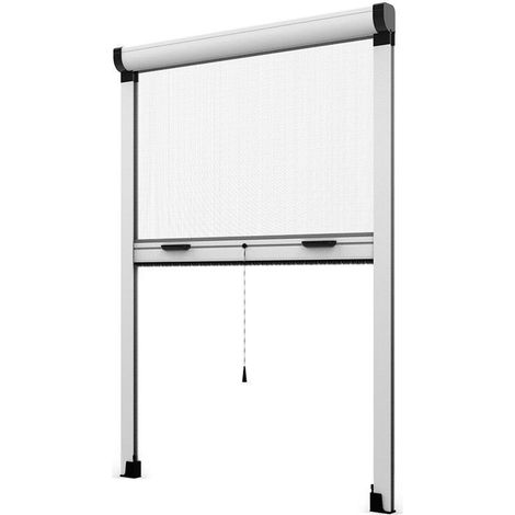 Zanzariera a rullo per porta finestra Orizzontale 160x160 alluminio riducibile