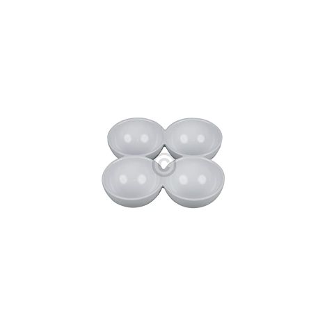 Huevera compatible con Bosch 00635924 93 x 93 mm para 4 huevos en la puerta del frigorífico