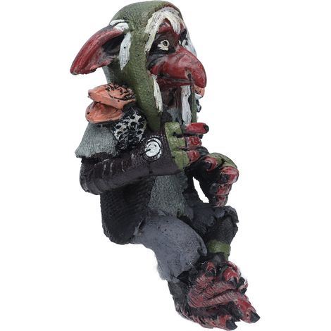 Statue de Gobelin Géant Résine pour Jardin, Sculpture Décorative Personnage Anime Leprechaun, Idée Cadeau Décoration Extérieur