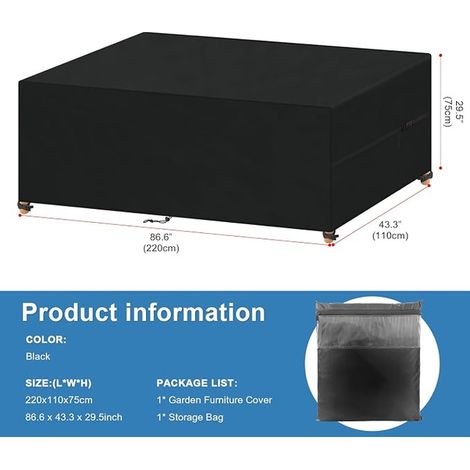 Outdoor Garden Furniture Cover (1/4)