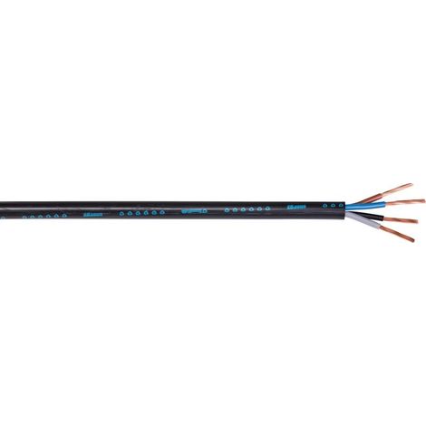 Câble rigide industriel U1000 R2V noir – 4G6 mm² – Isolant PVC – Tension 300/500V – Usage intérieur – Lynelec