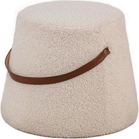 Nordlys - Pouf de Salon avec Poignee