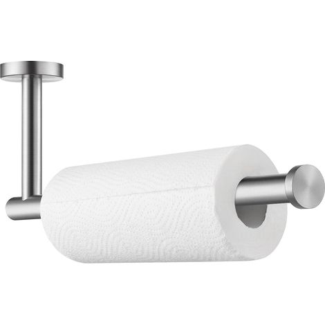 Support Pour Essuie-Tout - Acier Inoxydable 304 - Montage Murale Ou Sous Placard - Finition Laiton Brossé - Longueur Utile 300 mm - 1 Pièce (1/5)
