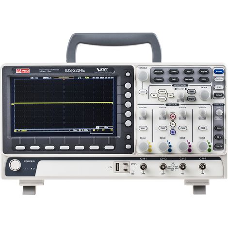 Oscilloscope Portable RS PRO, 4 voies, 200MHz ( Prix pour 1 ) (1/4)