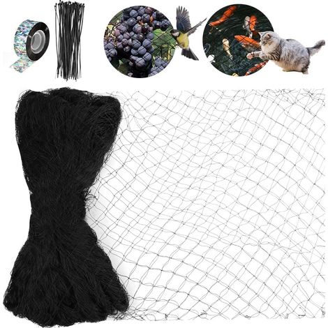 Filet Protection Oiseaux, 7.5 15M Anti Pigeon Réutilisable, Filets de Jardin Anti-Oiseaux Maille de 2,5cm, Filet de Protection pour Bassin d'eau, Fruits, Légumes et Plantes, pour Poulailler (1/5)