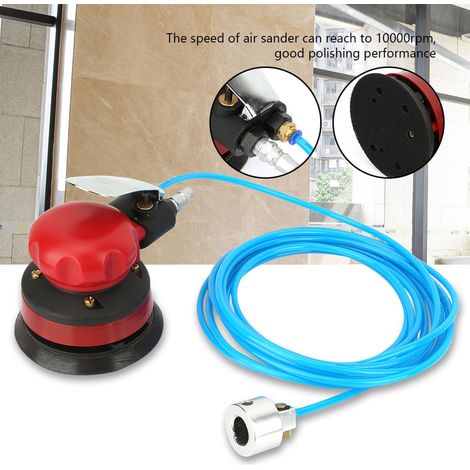 Kit polisseuse pneumatique ponceuse à eau 5 pouces raccord 1/4 pouce meulage (1/5)