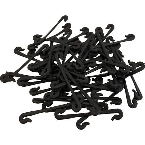 Lot de 50 Liens Végétaux pour Vigne en Plastique Résistant, Clips Fixes De Jardin pour Fixation De Plantes, Outil De Jardinage pour Treillis Et Serrage, Solide Et Facile à Plier (1/5)