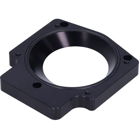 Raccord d'adaptateur d'admission 3,6 pouces pour corps de papillon, compatible GM GEN III LS1 LS2 LS6 LSX LS4, entretoise noire (1/5)