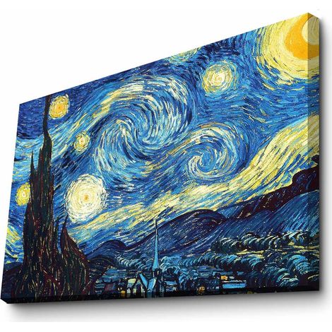 Decorazione artistica da parete con stampa su tela Painting Multicolore (1/4)