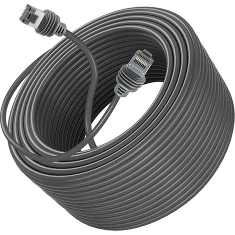 Mophorn Cavo Starlink Gen 3, Nucleo in Rame 24 AWG, Cavo di Prolunga Resistente per Generazione Standard 3, Compatibile con il Satellite Rettangolare Starlink V3, Ideale per Camper, 45,72 m