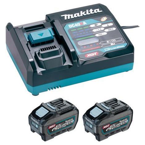 Makita Baterías XGT 40V 5.0 Ah Negro Pack 2 (1/3)
