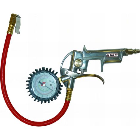 Pistolet de gonflage PGS avec manomètre - AG58100 - Alsafix