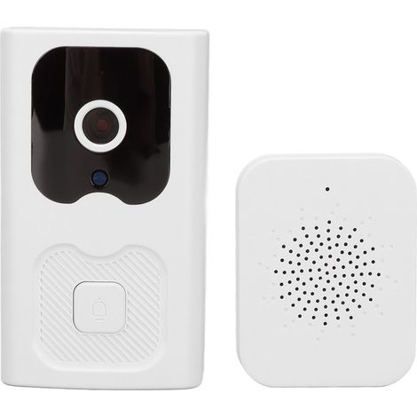 Sonnette vidéo sans fil compacte (640 x 480 pixels, batterie 800 mAh) avec application de contrôle pour la maison et le bureau (1/5)