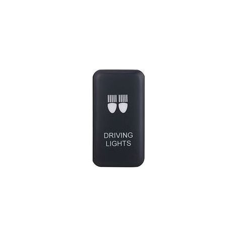 Adatto per un commutatore doppio blu 12 V 0,5 A con cavo (200 mm, interruttore, automotive, interruttore a pulsante con LED (lampade di lavoro) (1/5)