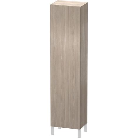 Armoire L-CUBE INDIVIDUAL 250/500x200/363x1321/2000 ouverture droite pin argenté