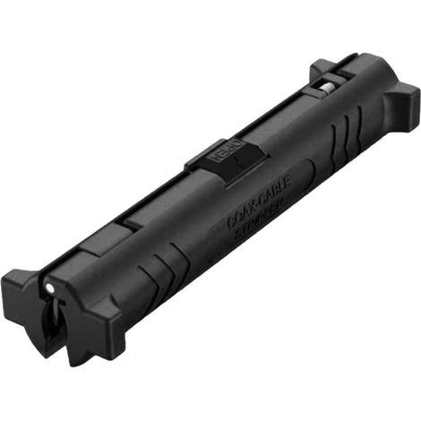 Manual Cable Stripper, Fast Wire Stripping, High Precision Multifunctional Coaxial Cable Stripping Tool (Black) (1/5)
