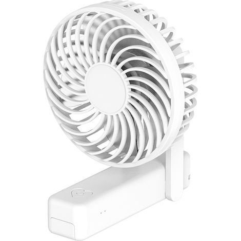 Ventilateur portable, ventilateur personnel, ventilateur à main à piles, mini ventilateur avec batterie externe, ventilateur à main rechargeable (1/5)