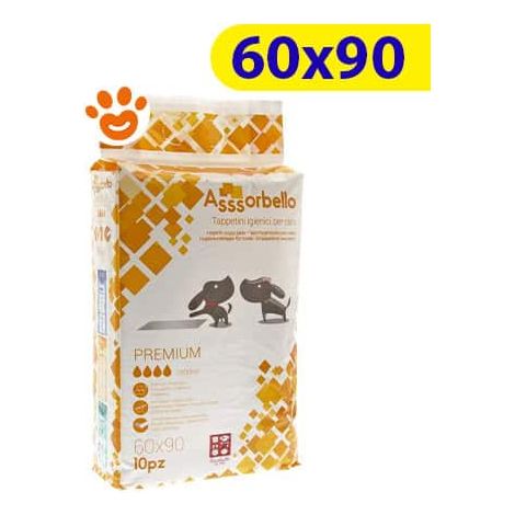 Ferribiella Dog Assorbello (60x90cm) PREMIUM Tappetini Igienici Assorbenti - Ferribiella Dog Assorbello (60x90cm) PREMIUM Tappetini Igienici Assorbenti - Confezione Da 10 Tappetini