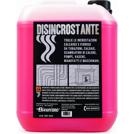 Disincrostante Rimuovi Calcare ad Alto Potenziale Decalc per Caldaie e Scambiatori (1/5)