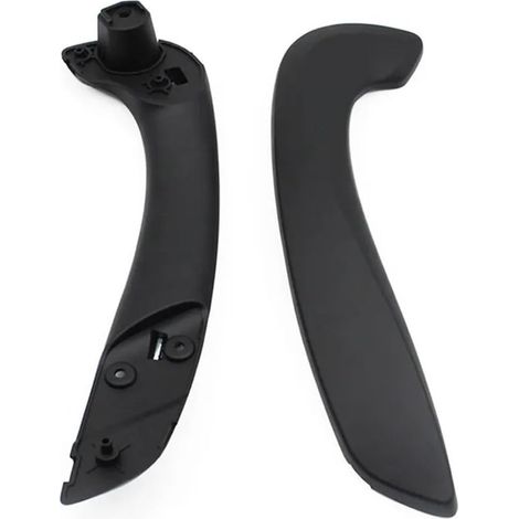 Poignée Intérieure Poignée de porte intérieure avant gauche droite avec couvercle, pour Megane 3 III pour Fluence 2008 \u2013 2016 809600015R 197012651 Porte Poignée(Noir mat, côté intérieur droite) (1/5)