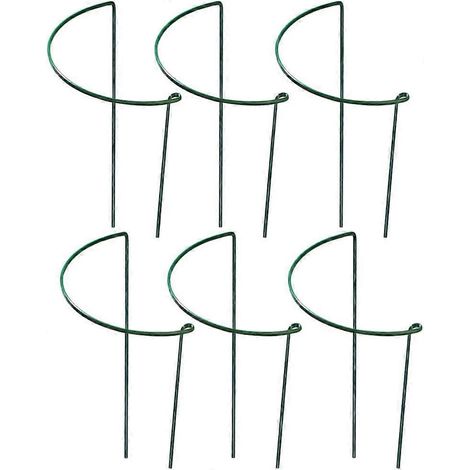 Ensemble de 6 supports pour plantes d'intérieur, pergola, tuteurs pour plantes grimpantes, piquets de support pour pergola, anneau de pergola, cages pour pots de fleurs, cages à tomates, cages pour pl (1/5)