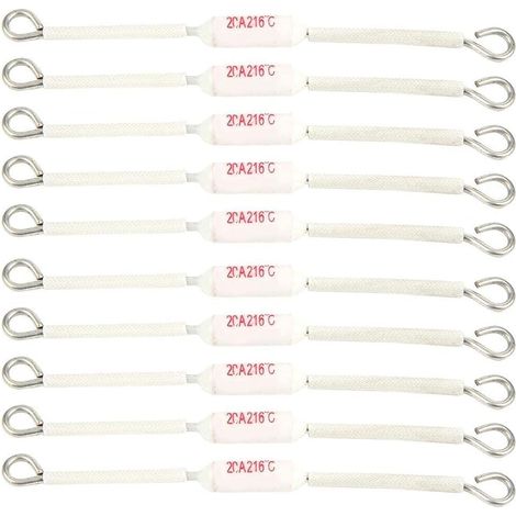 Fusible Thermique Céramique 250V 20A - 10PCS Fusibles en Céramique pour Appareils (90mm-216 ℃) (1/5)