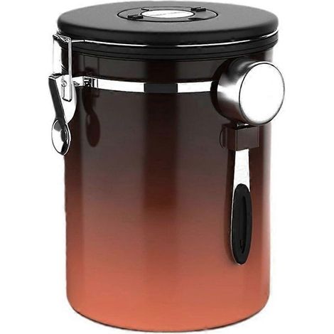 Bocal pratique pour conserver les grains de café, boîte de rangement de cuisine avec couvercle hermétique. (1/4)