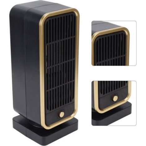 Space Heater Overheat Protection PTC Ceramic Heating Silent 40 dB Flame Retardant ABS Portable Space Heater EU Plug 220 V to 250 V (1/5)