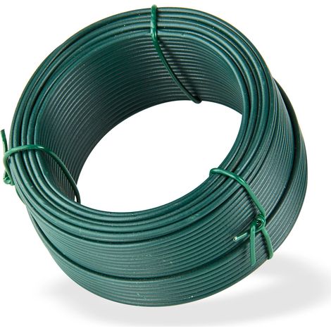 Bindedraht grün 25 m x 2,0 mm Wickeldraht Volierendraht Maschendraht Zaun Draht