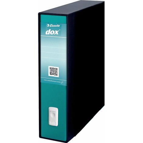 Esselte Dox 2 raccoglitore ad anelli A4 Nero, Verde (1/4)