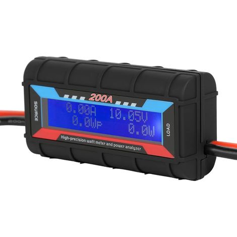 Wattmètre numérique de haute précision RC, analyseur de puissance, vérificateur de tension de batterie (1/5)