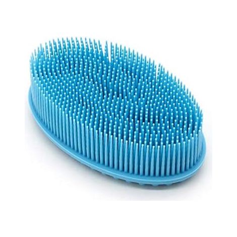 Brosse de shampooing pour bébé en silicone, brosse de massage pour bébé, (1/2)