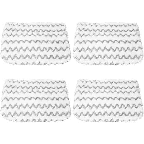 Lot de 4 lingettes de rechange pour balai vapeur S1000, S1000A, S1000C (1/5)