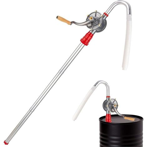 Pompe manuelle à tambour 29 L/min – Alliage d'aluminium léger et résistant à la corrosion – Pour pompage d'huiles de 200L – Installation rapide (1/5)