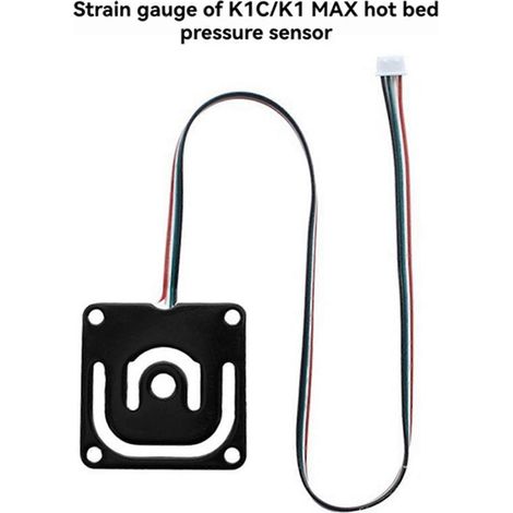 Capteur de pression pour plateau chauffant Creality K1C/K1 MAX, jauge de contrainte, fil résistant à la température, accessoires pour imprimante 3D, lot de 4 (1/3)
