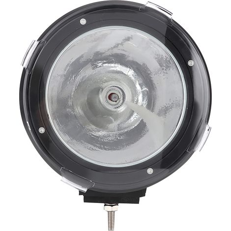 Proiettore HID H3 da 55W 6000K – ABS – 12-24V – Impermeabile – Per tutti i terreni – Rotondo da 7 pollici, nero
