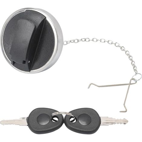 Bouchon de Réservoir avec 2 clés, compatible avec Volvo Scania R/T/P/G MAN Diesel 60 mm Carburant Couvercle de Réservoir (1/5)