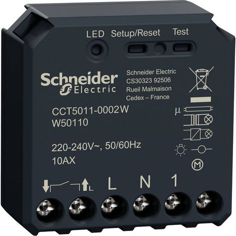 Schneider Electric Wiser micromodulo incassato grigio scuro (1/2)