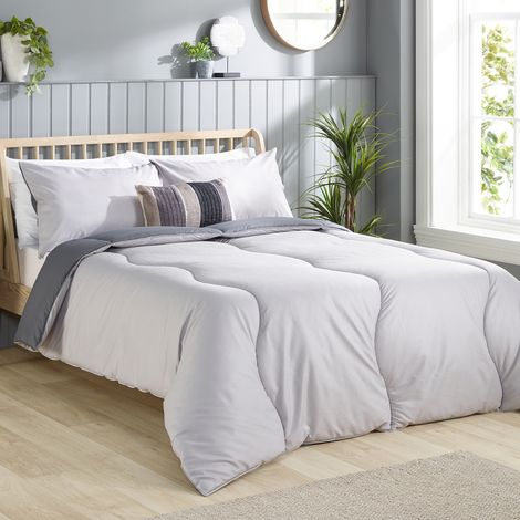 Slumberdown Coverless Comfort Embossed Waffle Duvet, 4.5 Tog, King