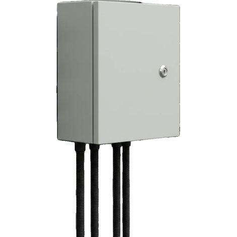 Boîte de distribution électrique, acier laminé à froid, 25 x 30 x 15 cm, étanche IP50-55, montage mural, épaisseur de plaque de 1 mm (1/5)
