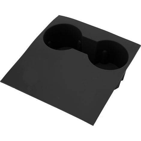 Porte-gobelet console centrale en silicone noir anti-rayures pour Tesla Model 3 Model Y (1/5)