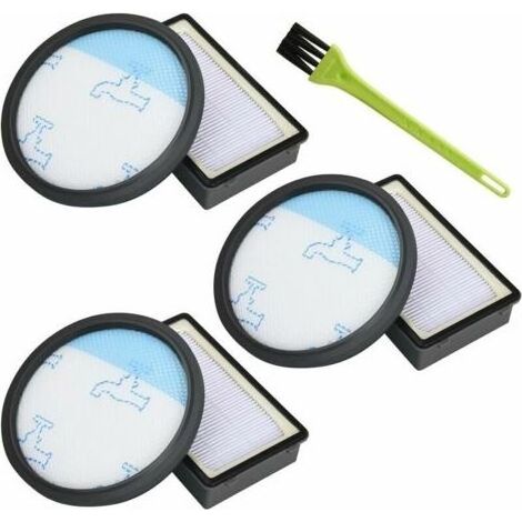 3 Lot Filtres pour Rowenta Compact Power Cyclonic RO3731EA RO3718EA RO3753EA, Filtre HEPA de Rechange Accessoires pour Rowenta / Moulinex / Tefal Compact Power Cyclonic Aspirateur, ZR005901 (1/5)