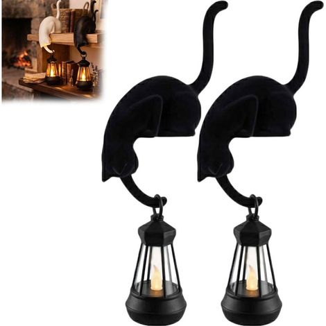 Lanterne de bibliothèque en forme de chat, décoration mignonne (A2)