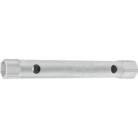 1 - Clé Mixte - Clé Tubulaire - Double Ouverture 32x36mm - Acier Chromé Mat - Pour Boulons Et Bougies - Usage Industriel - Argenté - 32x36cm (1/2)