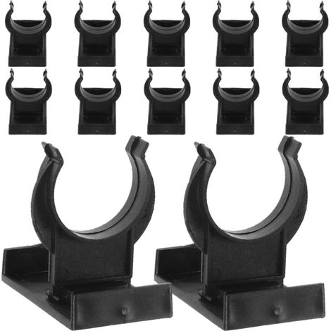 Protection des sols 12 jeux de clips plinthe cuisine en plastique noir (1/5)